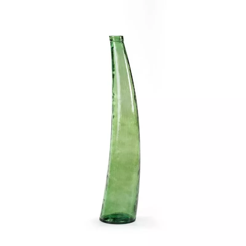 Vase 22x22x100 Verre Vert