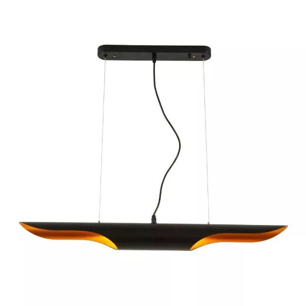 Lampe suspendue 100x8x8 Métal Noir