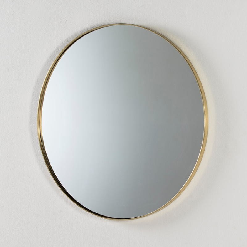 Miroir 80x5 Métal Doré