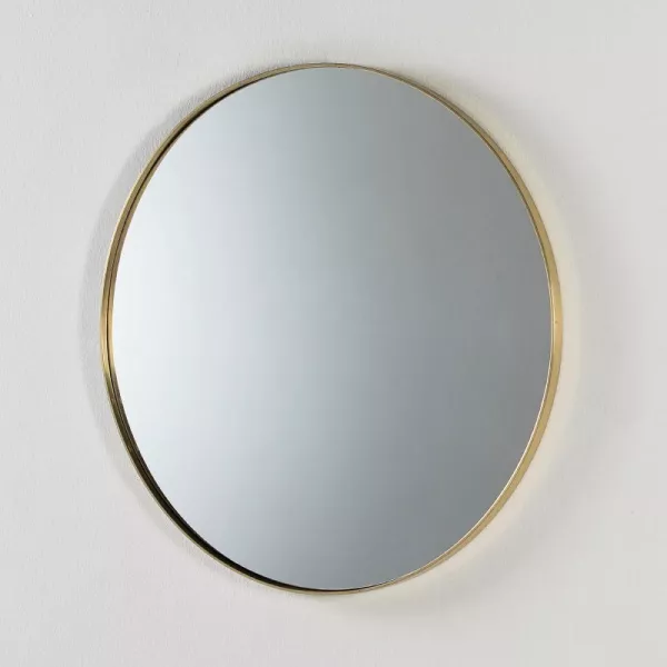 Miroir 80x5 Métal Doré