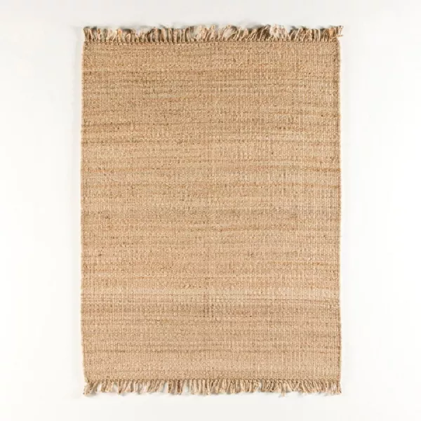 Tapis rectangulaire 150x1x200 Jute Naturel