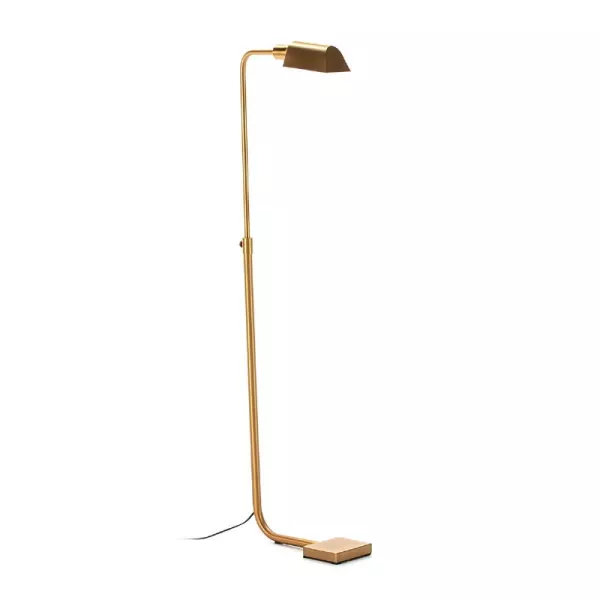 Lampadaire 40x15x135 Métal Doré