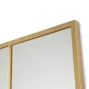 Miroir 100x3x150 Verre Métal Doré