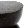 Tabouret bas 40x40x46 Terrazzo Noir