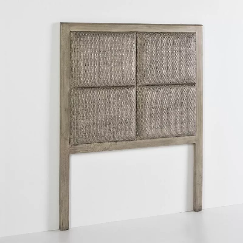 Tête de lit 110x9x137 Bois Gris