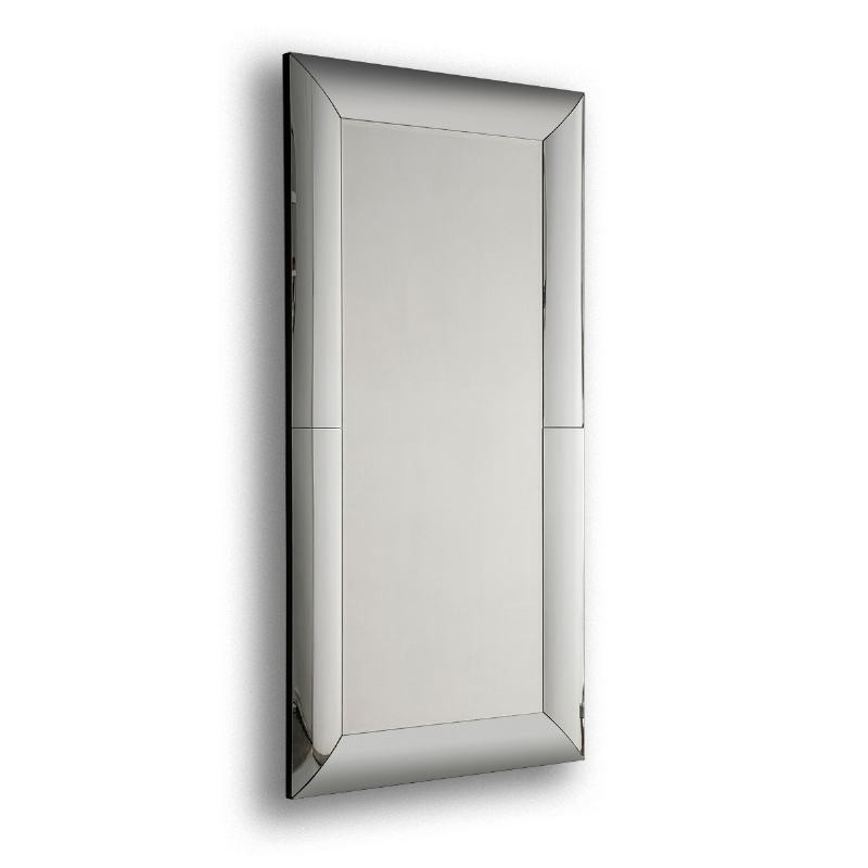 Miroir 101x5x201 Verre MDF Noir