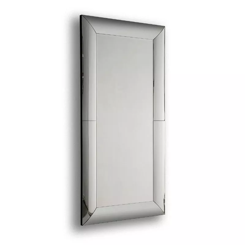 Miroir 101x5x201 Verre MDF Noir