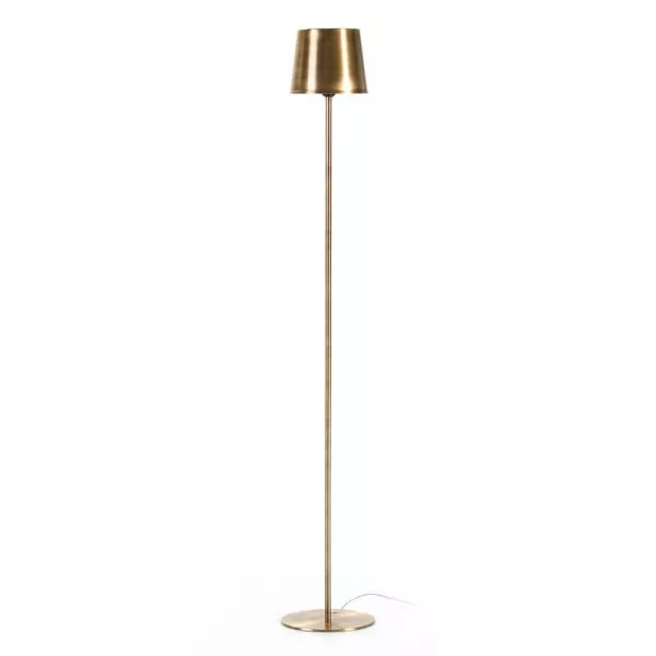 Lampadaire 24x24x170 Métal Doré