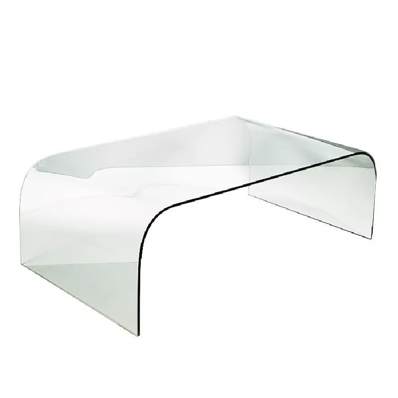 Mesa De Centro 130X75X42 Cristal Transparente asociarse con Mesas de centro modernas para un interior elegante