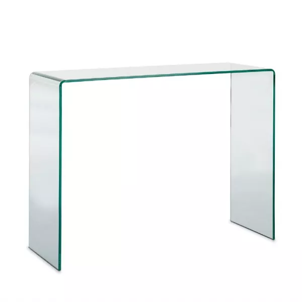 Console 110x40x85 Verre Transparent