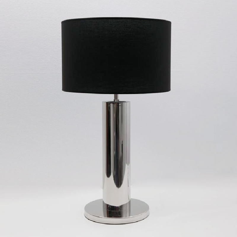 Lampe de Table sans Abat-jour 25x49 Métal Chrome