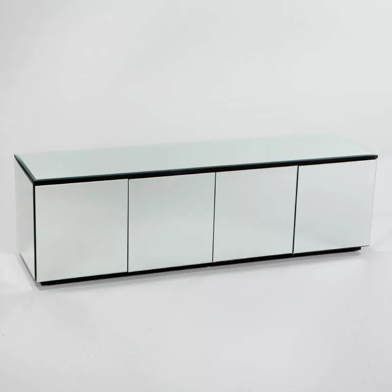 Sideboard 4 Doors 180X50X57 Mirror to associate with Practical And Robust Folding Sideboard Buffet Storage Unit