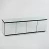 Sideboard 4 Doors 180X50X57 Mirror to associate with Sideboard Buffet Storage Unit With Armrests For More Comfort