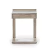 Table de chevet 50x35x66 Bois Gris blanchi