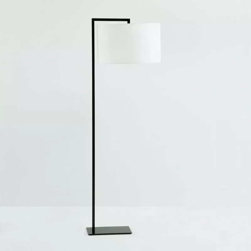 Lampada A Stelo Senza Paralume 20X35X170 Metallo Nero associarsi a Comode lampade da terra per ufficio