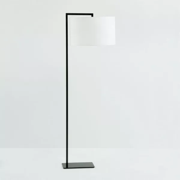 Lampada A Stelo Senza Paralume 20X35X170 Metallo Nero associarsi a Comode lampade da terra per ufficio