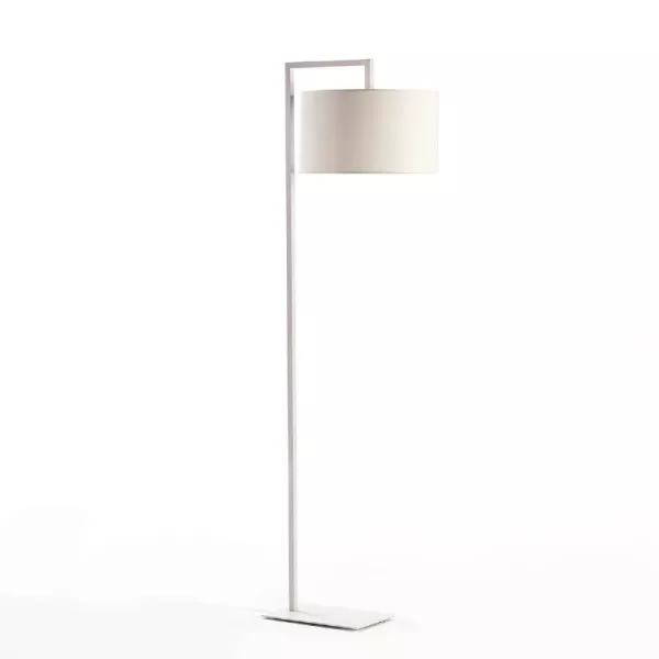 Lampadaire sans abat-jour 20x35x170 Métal Blanc