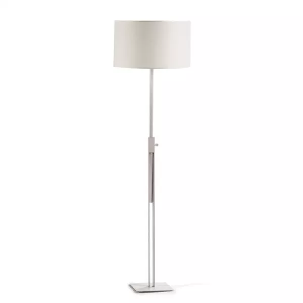 Lampadaire sans abat-jour 25x25x100 200 Métal Blanc