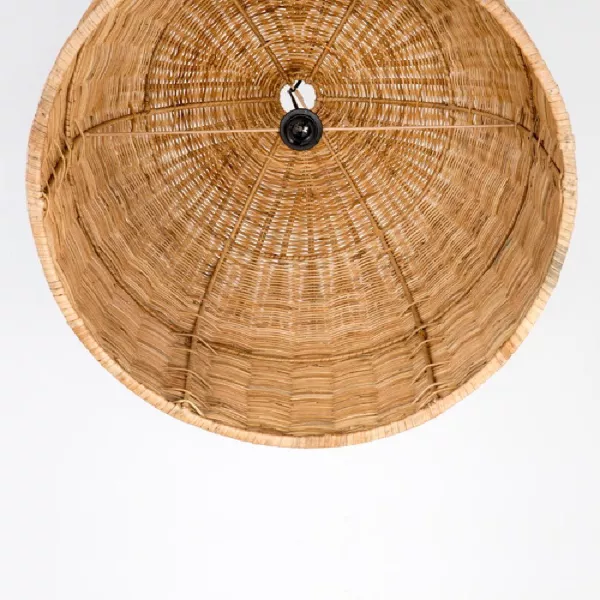 Hanging Lamp 60X60 Wicker Natural to associate with High Quality Solid Wood Hanging Lamps