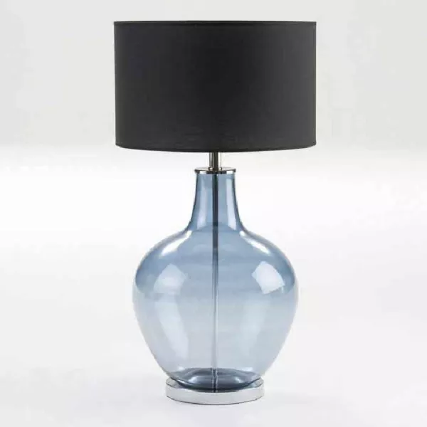 Lampe de Table sans abat-jour 34x57 Verre Bleu