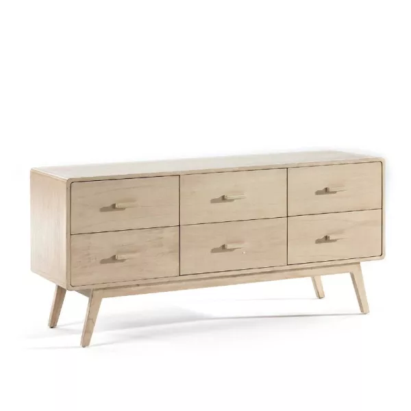 Buffet 160x50x75 Bois Naturel