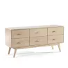 Buffet 160x50x75 Bois Naturel