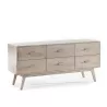 Buffet 160x50x75 Bois Gris blanchi