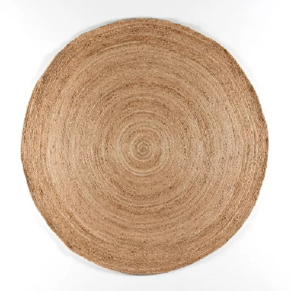 Tapis rond 200x1x200 Jute Naturel