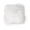 Coussin en peau de mouton, poils longs ICELAND (blanc)