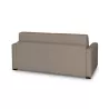 Canapé convertible 3 places tissu Matelas 140 cm NOELISE Beige