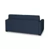 Canapé convertible 3 places tissu Matelas 140 cm NOELISE Bleu foncé