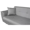 Corner sofa convertible 5 places fabric feet wood Angle Right FORTY Grey to associate with Contemporary Leather Sofas and Conver