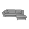 Corner sofa convertible 5 places fabric feet wood Angle Right FORTY Grey to associate with Functional and stylish kitchen sofas 