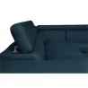 Convertible corner sofa 5 seats trunk fabric Right Angle IVY Oil Blue to associate with Weatherproof Garden Convertible Sofas an