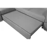 Corner sofa convertible 5 places trunk fabric Corner Left IVY Light grey to associate with Industrial Convertible Sofas and Sofa