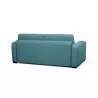  Sofa bed 3 places fabric Mattress 160 cm LANDIN (Duck blue) to associate with Weatherproof Garden Convertible Sofas and Sofas