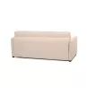 Sofa bed 3 places fabric CANDY Mattress 140cm (Beige) to associate with Sofas And Convertible Sofas With Armrests For More Comfo