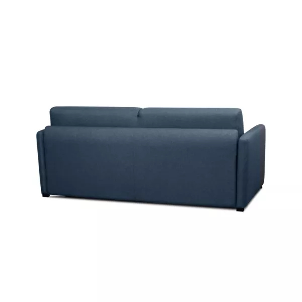 Canapé convertible 3 places tissu CANDY (Bleu foncé)