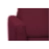 Canapé convertible système couchage express 3 places tissu CANDY (Bordeaux)