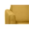 Canapé convertible système couchage express 3 places tissu CANDY (Jaune)