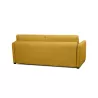 Canapé convertible système couchage express 3 places tissu CANDY (Jaune)