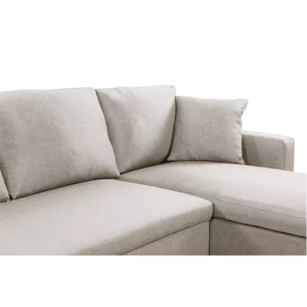 Convertible corner sofa 6 places raphy fabric (Beige) to associate with Modern Sofas And Convertible Sofas For A Stylish Interio