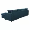 Convertible corner sofa 6 places RAPHY fabric (Petroleum blue) to associate with Sofas And Convertible Sofas Design For Dining R