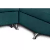 Convertible corner sofa 5 places fabric Right Angle RIO (Duck Blue) to associate with Comfortable Convertible Sofas and Sofas fo