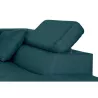 Convertible corner sofa 5 places fabric Right Angle RIO (Duck Blue) to associate with Industrial Convertible Sofas and Sofas in 