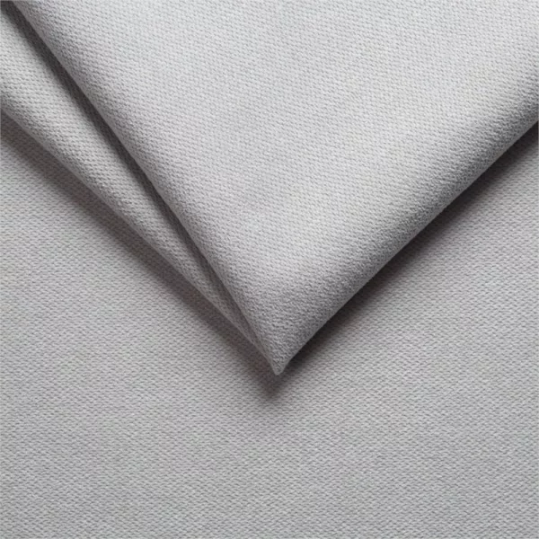 Canapé d'angle convertible 5 places tissu Angle Droit RIO (Gris perle)