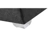 Canapé d'angle convertible 6 places tissu Angle Droit PARMA (Gris foncé)