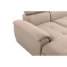 Umwandelbares Ecksofa 6 Plätze Stoff Rechtwinklig PARMA (Beige) mit assoziieren Stapelbare Sofas und umwandelbare Sofas, um Plat