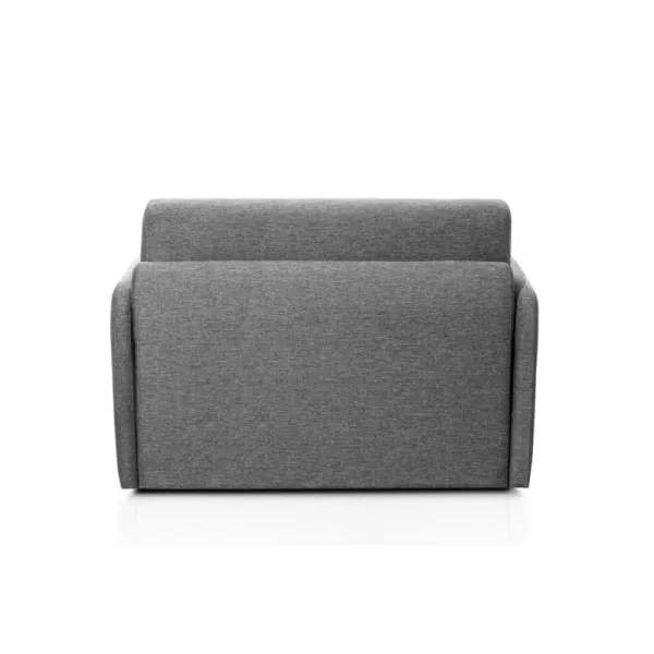 Fauteuil couchage rapide 100x190 en tissu DANOU (Gris foncé)