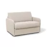 Fauteuil couchage rapide 100x190 en tissu DANOU (Beige)